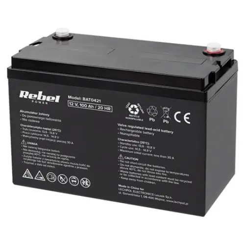 ACUMULATOR GEL 12V 100AH REBEL BAT0421