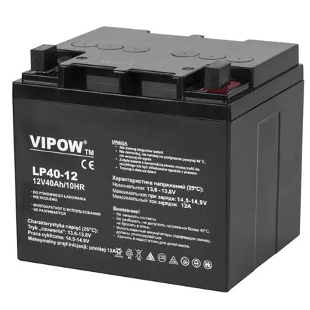 Acumulator gel plumb Vipow 12 V / 40 Ah BAT0222