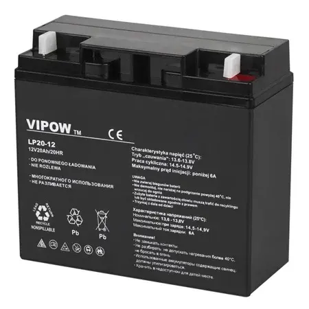 Acumulator gel vipow 12V 20AH, fara mentenanta