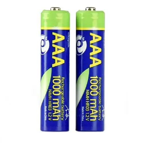 Acumulator Gembird AAA (R3), 1.2V NiMH 1000mAh, 2 buc., EG-BA-AAA10-01
