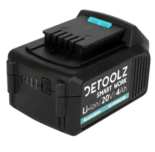 Acumulator Li-Ion Detoolz DZ-FX3002-G01, 20V, 4Ah