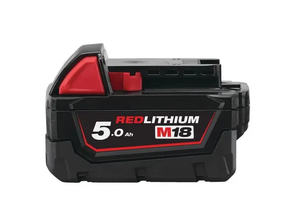 Acumulator M18 B5 Milwaukee 4932430483-P, 5A, 18V, protectie REDLITHIUM, constructie metalica