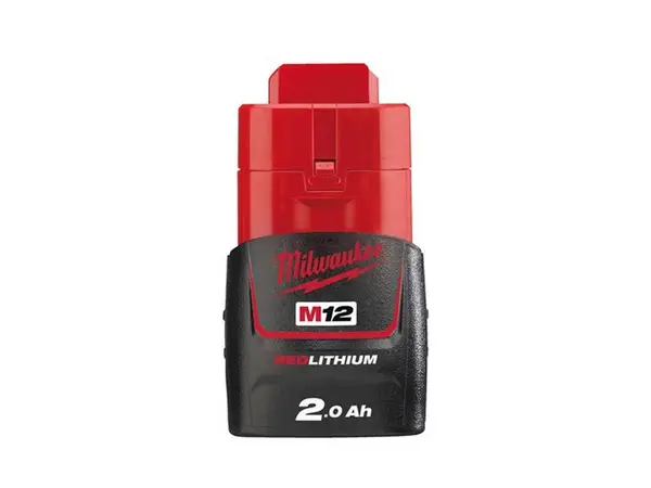 Acumulator Milwaukee M12 B2 Redlink, 2.0Ah, protectie Redlithium, carcasa sudata, 4932430064