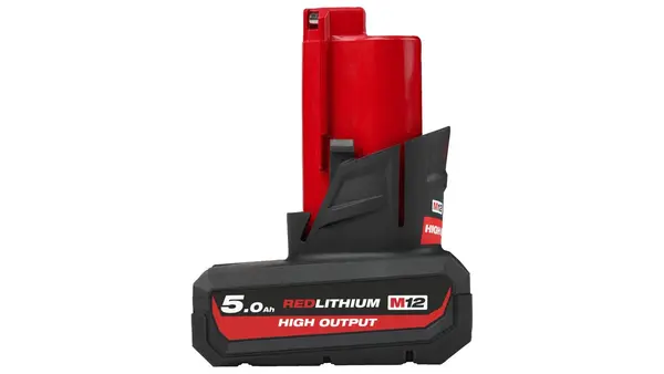Acumulator Milwaukee M12 HB5 Red Lithium, 5AH, protectie la suprasarcina, carcasa rezistenta, 4932480165