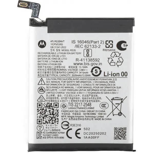 Acumulator Motorola Razr 60 Ultra, RS35, Service Pack SB18E50882
