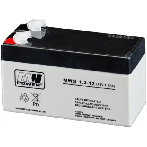 Acumulator MW POWER MWS1.3-12 ,1.3AH/12V
