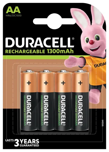 Acumulator NiMH Duracell R6 (AA) 1300mAh 4 buc/blister