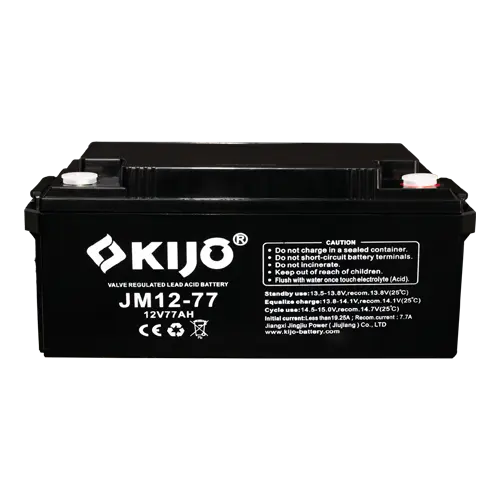 Acumulator Pb-acid AGM Deep Cycle, 12V, 77Ah, conector M8 - KIJO JM12-77