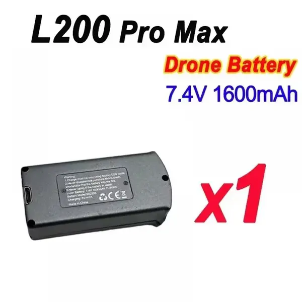 Acumulator pentru Drona L200 PRO MAX - 7.4V 1600 mAh