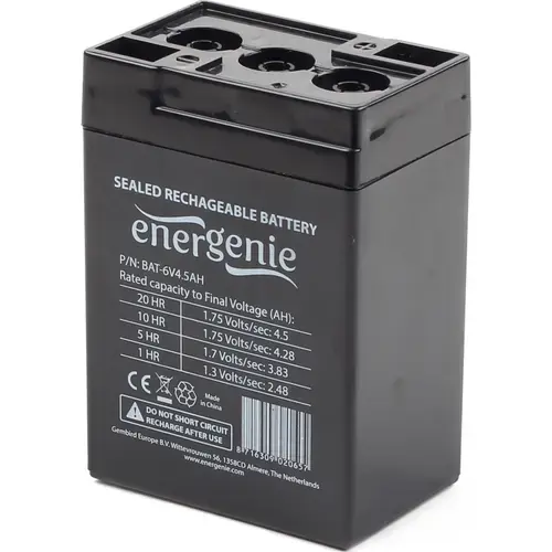 Acumulator pentru UPS Gembird, 6V, 4.5AH
