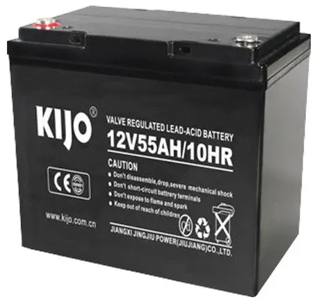 Acumulator plumb-acid AGM Deep Cycle JM12-55, KIJO, 12V, 55Ah, conector M6