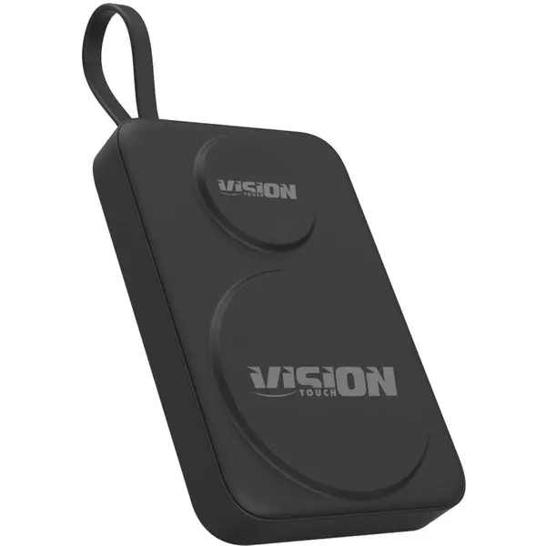 Acumulator portabil Vision Touch cu incarcare wireless telefon, casti, ceas, QC, PD, Qi, Type C, 10.000 mAh, 37Wh, VPBWW10KA01