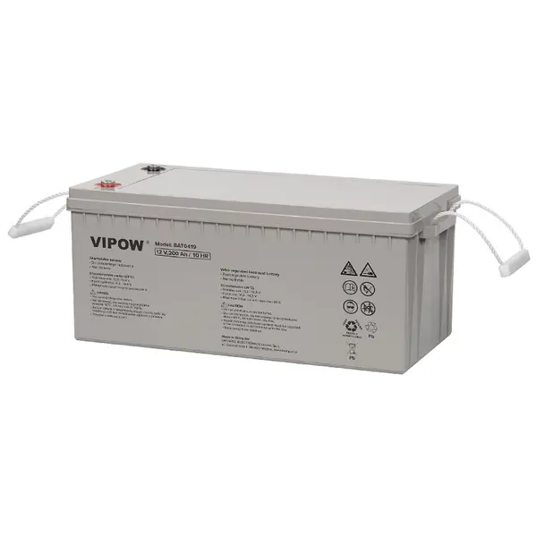 Acumulator staționar AGM VRLA 12V 200Ah Vipow BAT0419