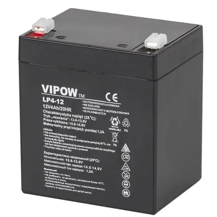 Acumulator stationar AGM VRLA 12V 4AH VIPOW BAT0210