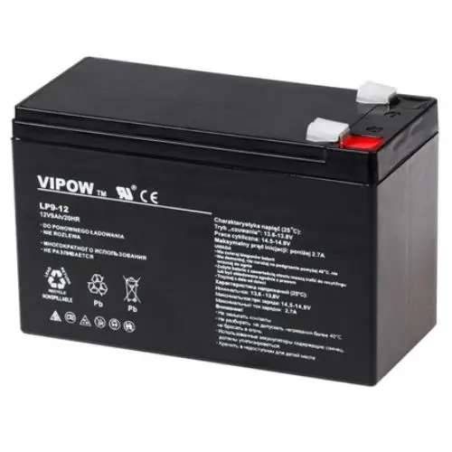 Acumulator stationar SLA 12V 9AH - Vipow LP9-12