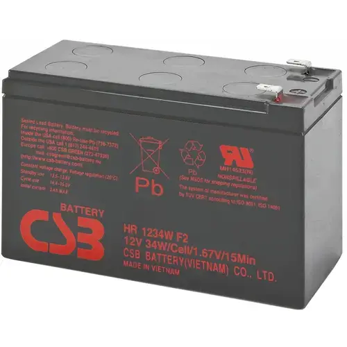 Acumulator UPS CSB HR1234W F2, 12V, 9Ah