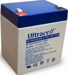 Acumulator VRLA Ultracell 12V, 5Ah, UL5-12 F2