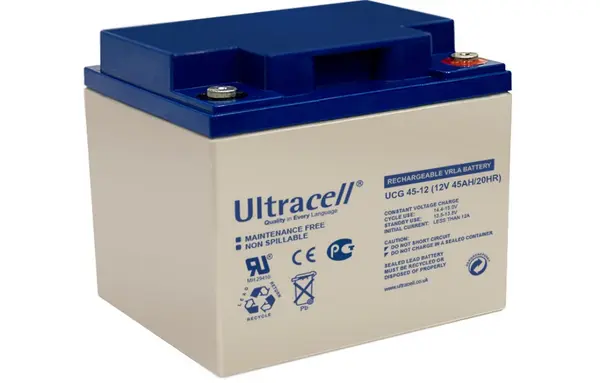 Acumulator VRLA Ultracell UCG45-12, 12V, 45Ah, F6, ABS