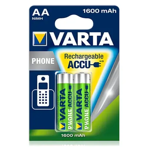 Acumulatori Varta, AA, 1600 mAh, 2 buc