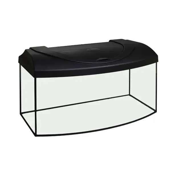Acvariu din sticla Diversa LED 80 Curb Negru 112 L 80x35x40cm