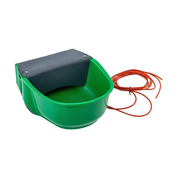 Adapatoare Vaci, Cai, Oi si Capre 5 L Anti-Inghet din Plastic cu Plutitor si Cablu Incalzire 73 W
