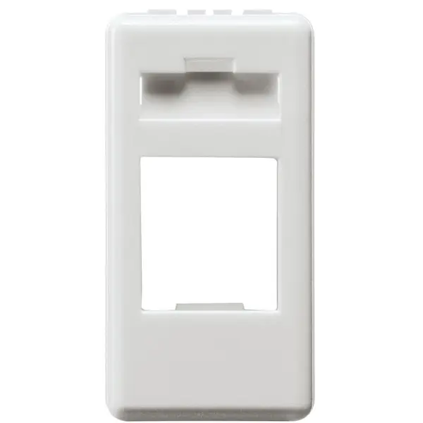 Adaptor 1M pentru prize de date Gewiss System GW20270, alb