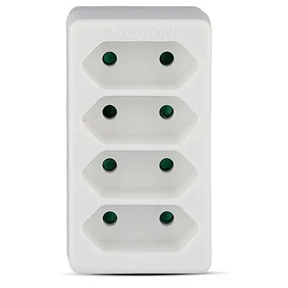 Adaptor 4 prize 4X2.5A max 2300W V-TAC SKU-8803