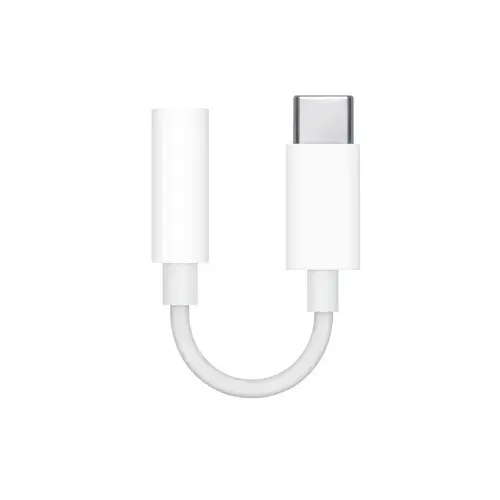 Adaptor Apple MW2Q3, USB-C la Jack 3.5 mm (Alb)
