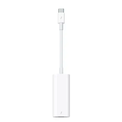 Adaptor Apple MYH93ZM/A Thunderbolt 3 de la USB-C la Thunderbolt 2 (Alb)
