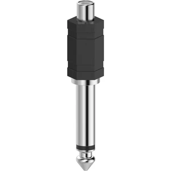 Adaptor Audio Hama 205188, Jack 6.3 mm/RCA, Negru