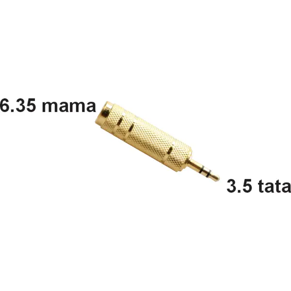 Adaptor Audio Jack De La 3.5 La 6.35 Vision Touch