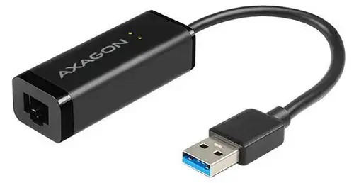 Adaptor Axagon ADE-SR, USB3.0, Gigabit (Negru)