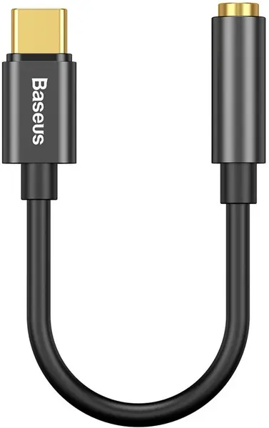 Adaptor Baseus - CATL54-01, USB-C/jack 3.5 mm, negru