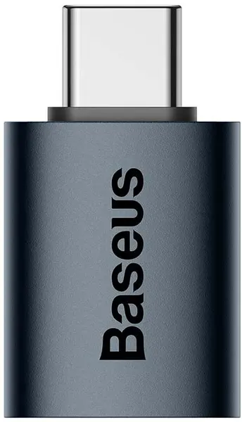 Adaptor Baseus - Ingenuity, USB-C/USB-A, albastru închis