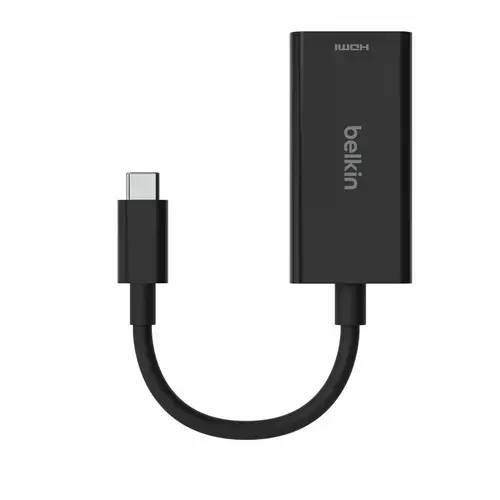 Adaptor Belkin CONNECT, USB-C - HDMI 2.1, compatibil 8K, 4K, HDR (Negru)