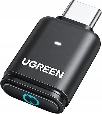 Adaptor Bluetooth Ugreen BT501, USB-C, BT5.3, Suport aptx HD (Negru)