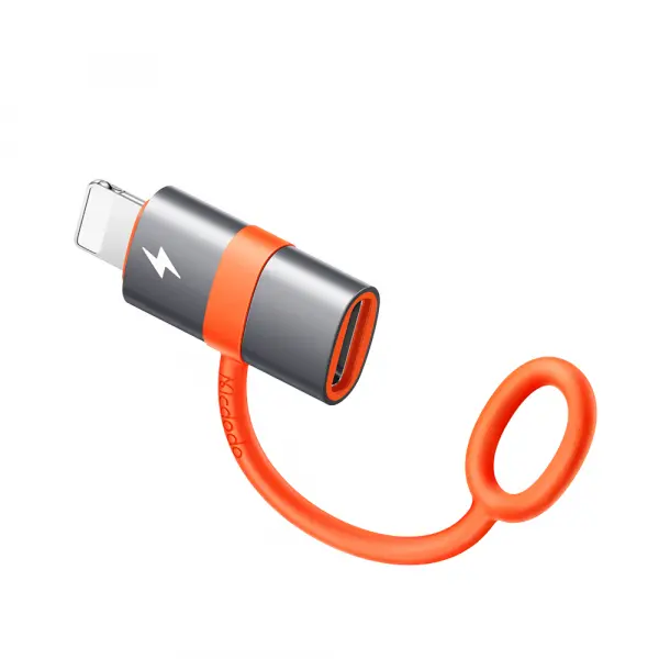 Adaptor Date si Incarcare USB-C - Lightning McDodo OT-0510, Gri