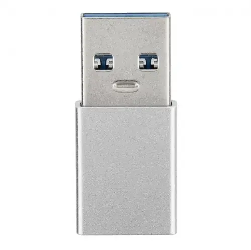 Adaptor Date si Incarcare USB-C - USB-A Blue Star, Alb