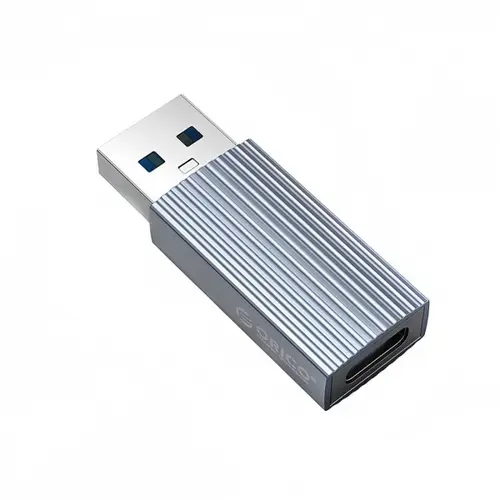 Adaptor Date si Incarcare USB-C - USB-A Orico AH-AC10, Gri