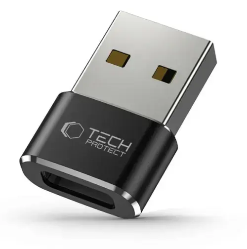 Adaptor Date si Incarcare USB-C - USB-A Tech-Protect Ultraboost, Negru