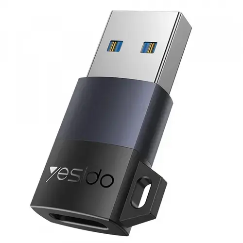 Adaptor Date si Incarcare USB-C - USB-A Yesido GS34 (Gri)