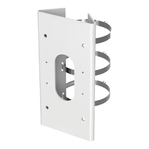 Adaptor de montaj pe stâlp pentru camere și doze, aliaj aluminiu, max. 10 kg, Hikvision DS-1475ZJ-SUS