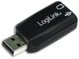 Adaptor de sunet LogiLink, 5.1 virtual UA0053 (Negru)