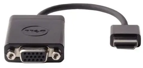 Adaptor Dell 470-ABZX, HDMI Male - VGA Female (Negru)
