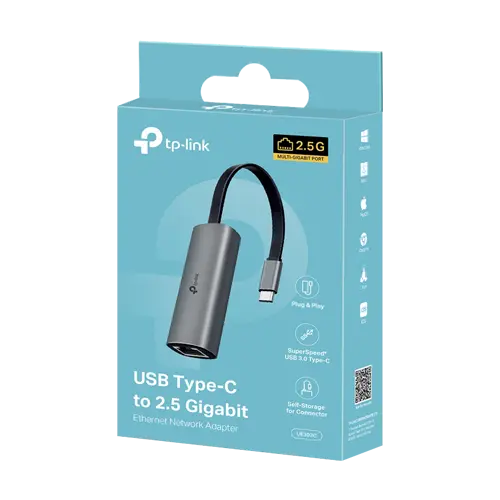 Adaptor Ethernet USB-C 3.0 - RJ45 2.5G - TP-Link UE302C