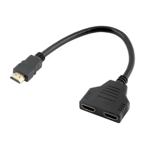 Adaptor Gembird DSP-2PH4-04, HDMI A tata - 2x HDMI A mama, Negru