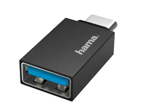 Adaptor Hama 200311, USB-C - USB A (Negru)