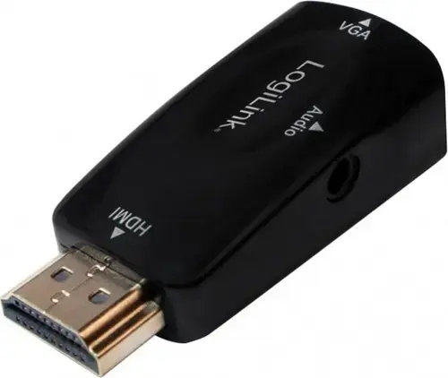 Adaptor LOGILINK CV0107, HDMI - VGA/Jack 3.5mm, Full HD/30Hz (Negru)