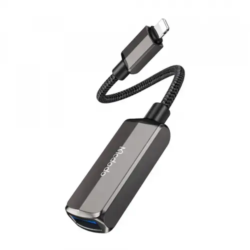 Adaptor McDodo CA-2690, Lightning - USB-A (Gri)