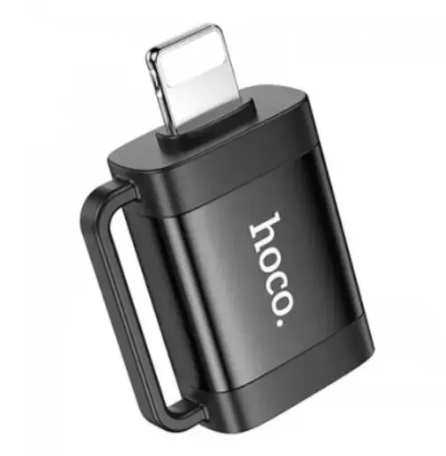 Adaptor OTG USB-A - Lightning HOCO UA31A, Negru